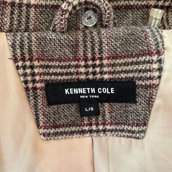 Kenneth Cole Oversized Wool Blend Coat - Picture 5 of 7